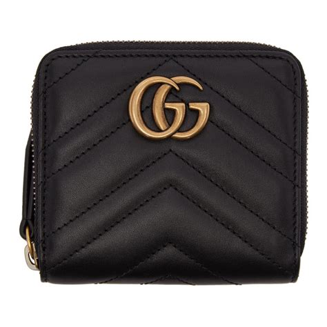 gucci gg marmont small wallet|Gucci Marmont zip around wallet.